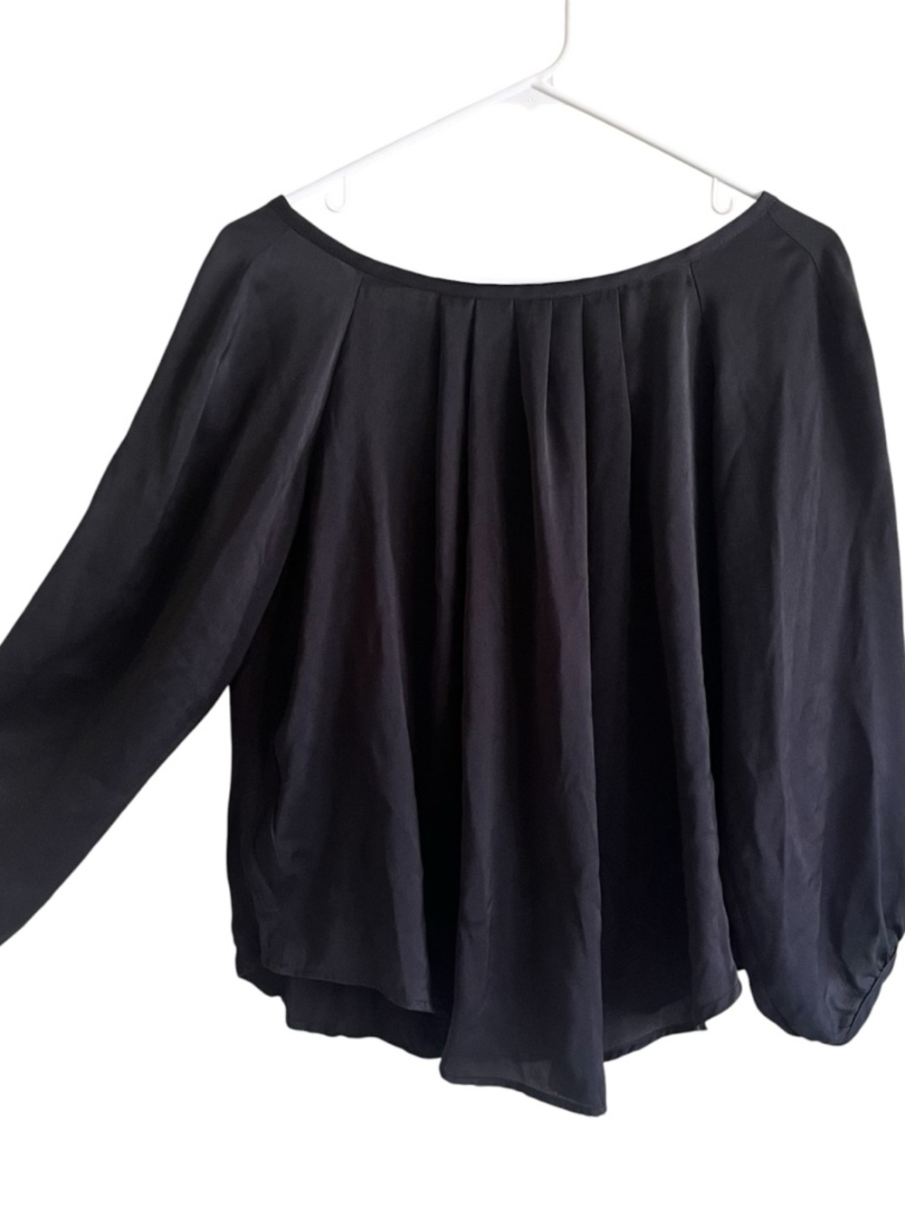 Black LOFT Flowing Women's Top XS Bow in back